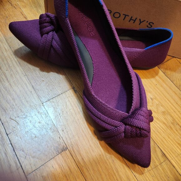 Rothy's Shoes - Rothy's Flats (The Knot Point II) in Beautiful Purple! Great condition and fun!